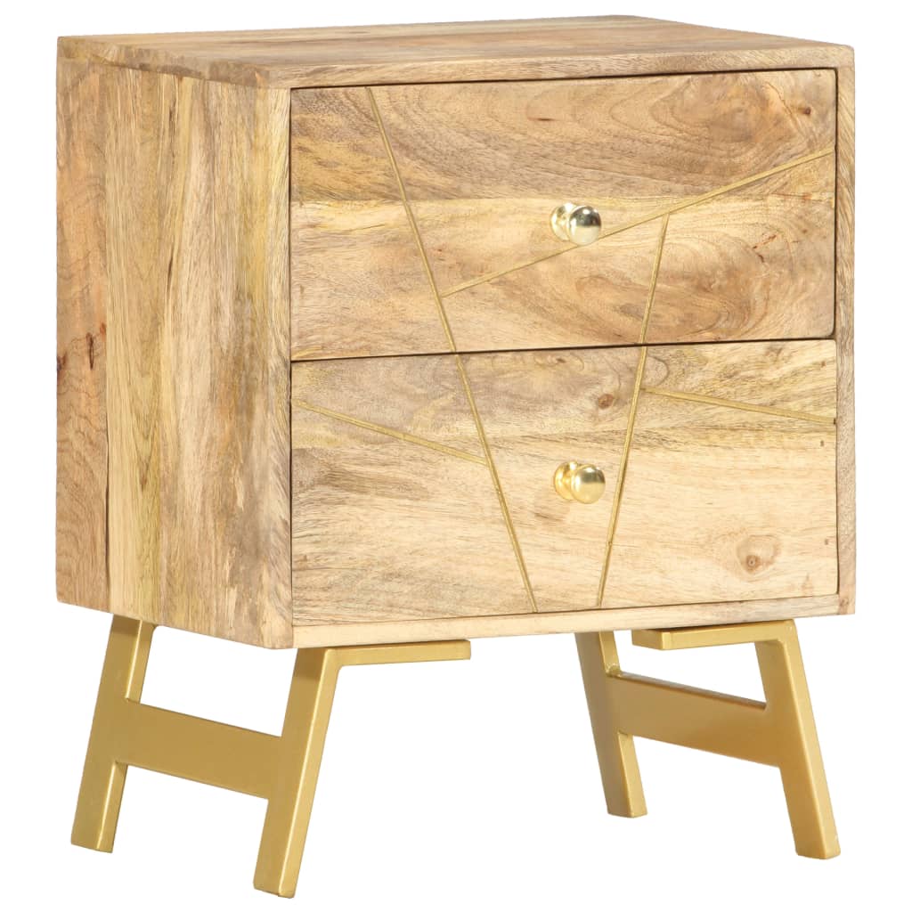 Nattbord 40x30x50 cm heltre mango