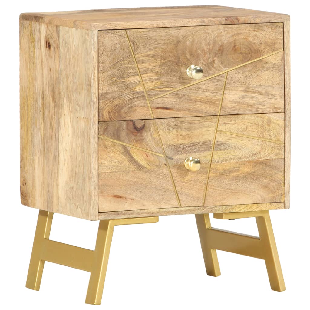 Nattbord 40x30x50 cm heltre mango