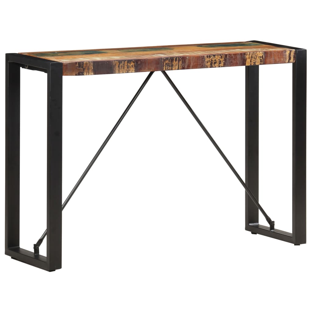 Konsollbord 110x35x76 cm gjenvunnet heltre