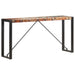 Konsollbord 150x35x76 cm gjenvunnet heltre