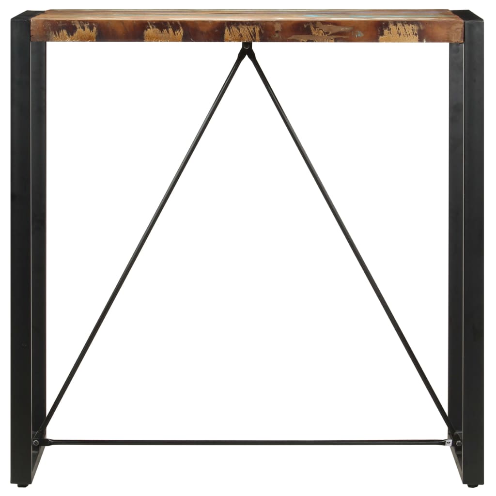 Barbord 110x60x110 cm gjenvunnet heltre