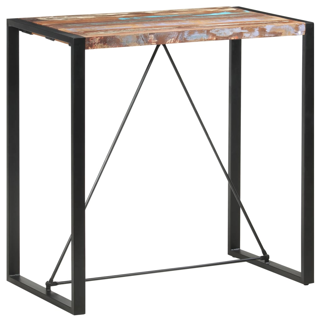 Barbord 110x60x110 cm gjenvunnet heltre