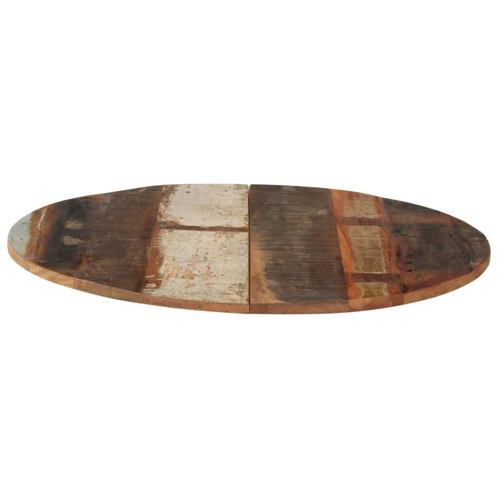 Rund bordplate 70 cm 15-16 mm gjenvunnet heltre