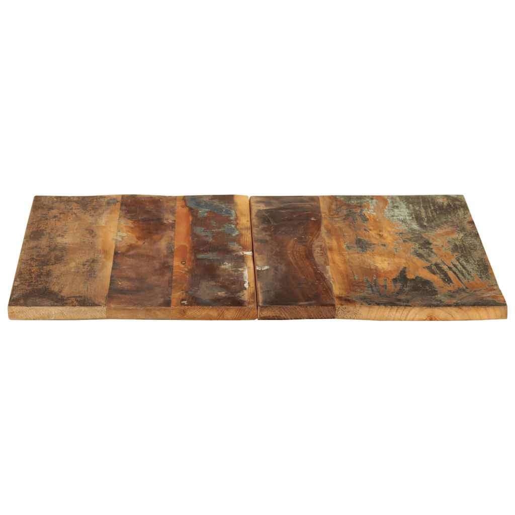 Firkantet bordplate 60x60 cm 15-16 mm gjenvunnet heltre