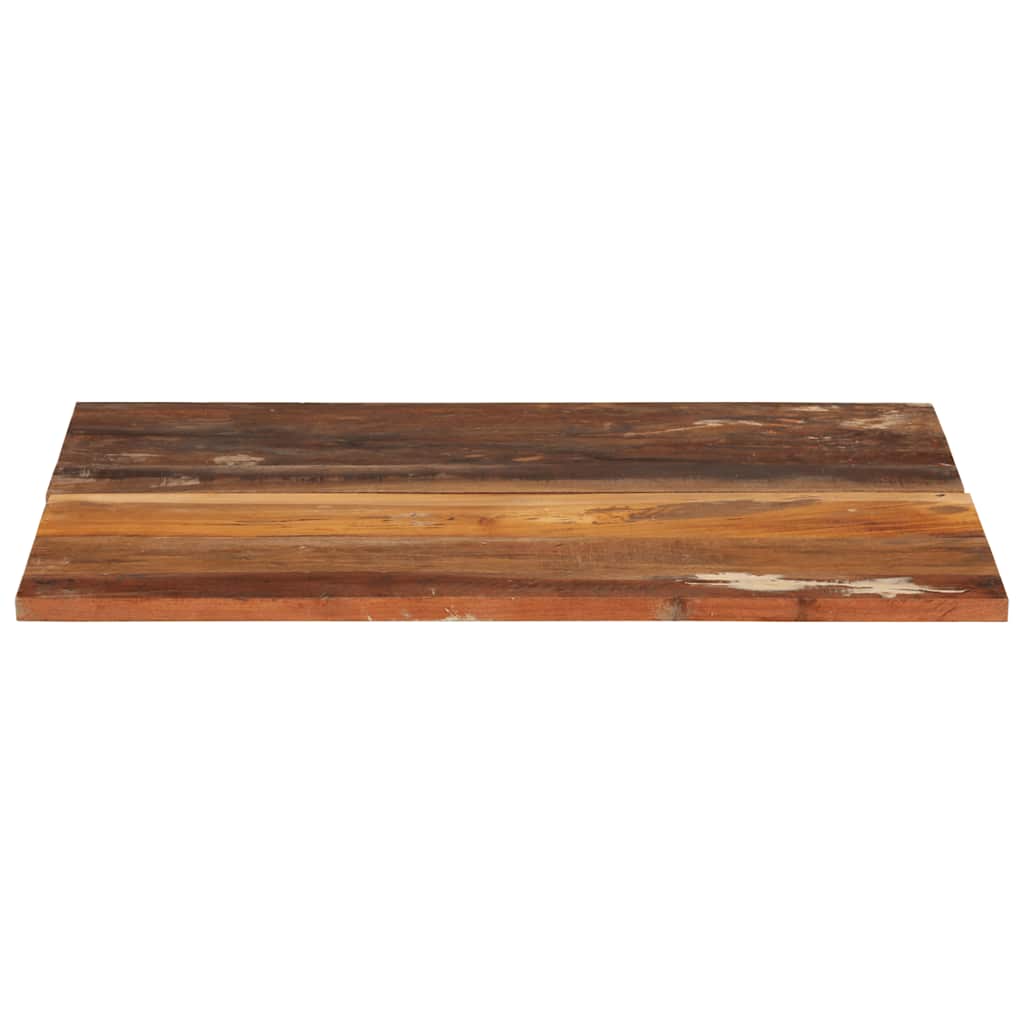 Rektangulær bordplate 60x70 cm 15-16 mm gjenvunnet heltre