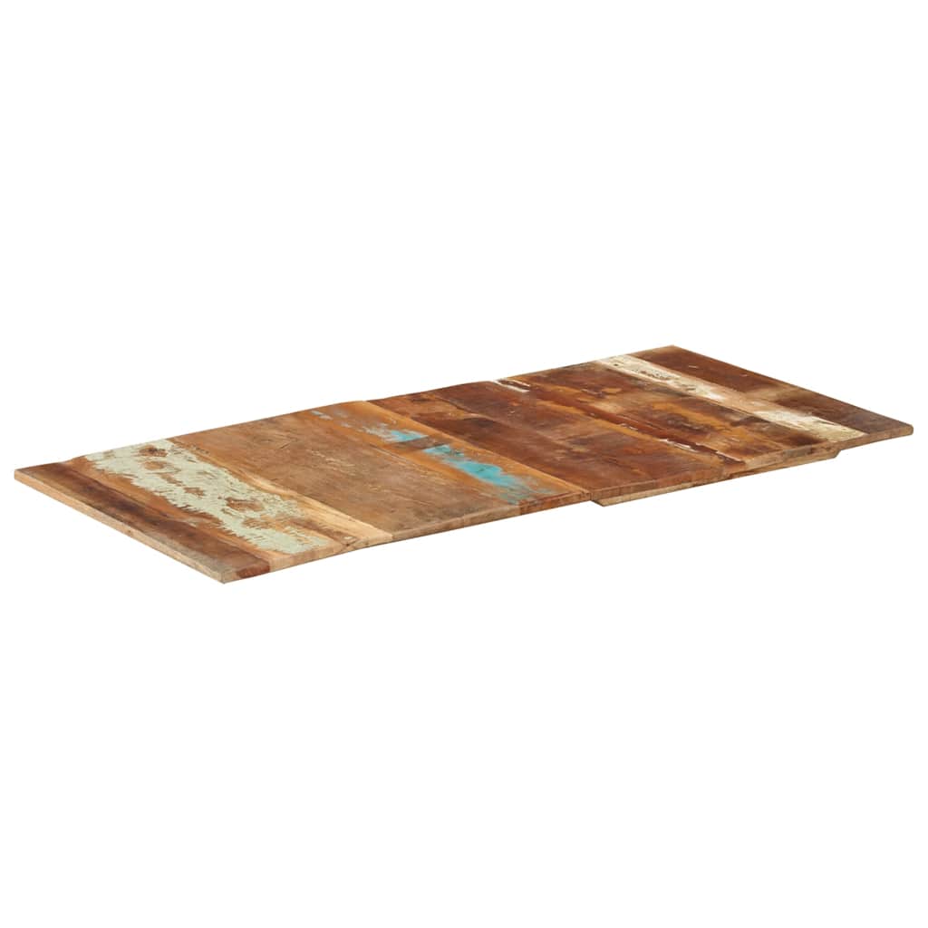 Rektangulær bordplate 60x120 cm 15-16 mm gjenvunnet heltre