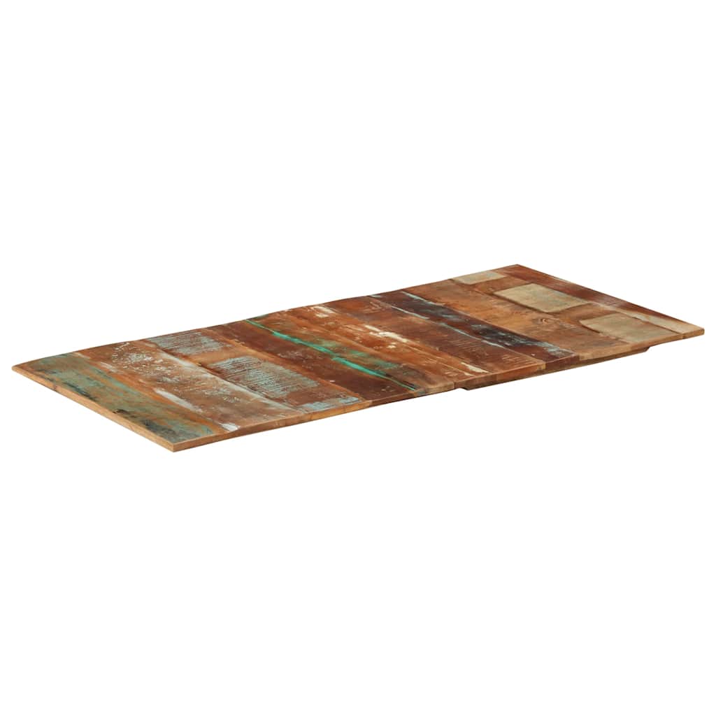 Rektangulær bordplate 60x120 cm 15-16 mm gjenvunnet heltre