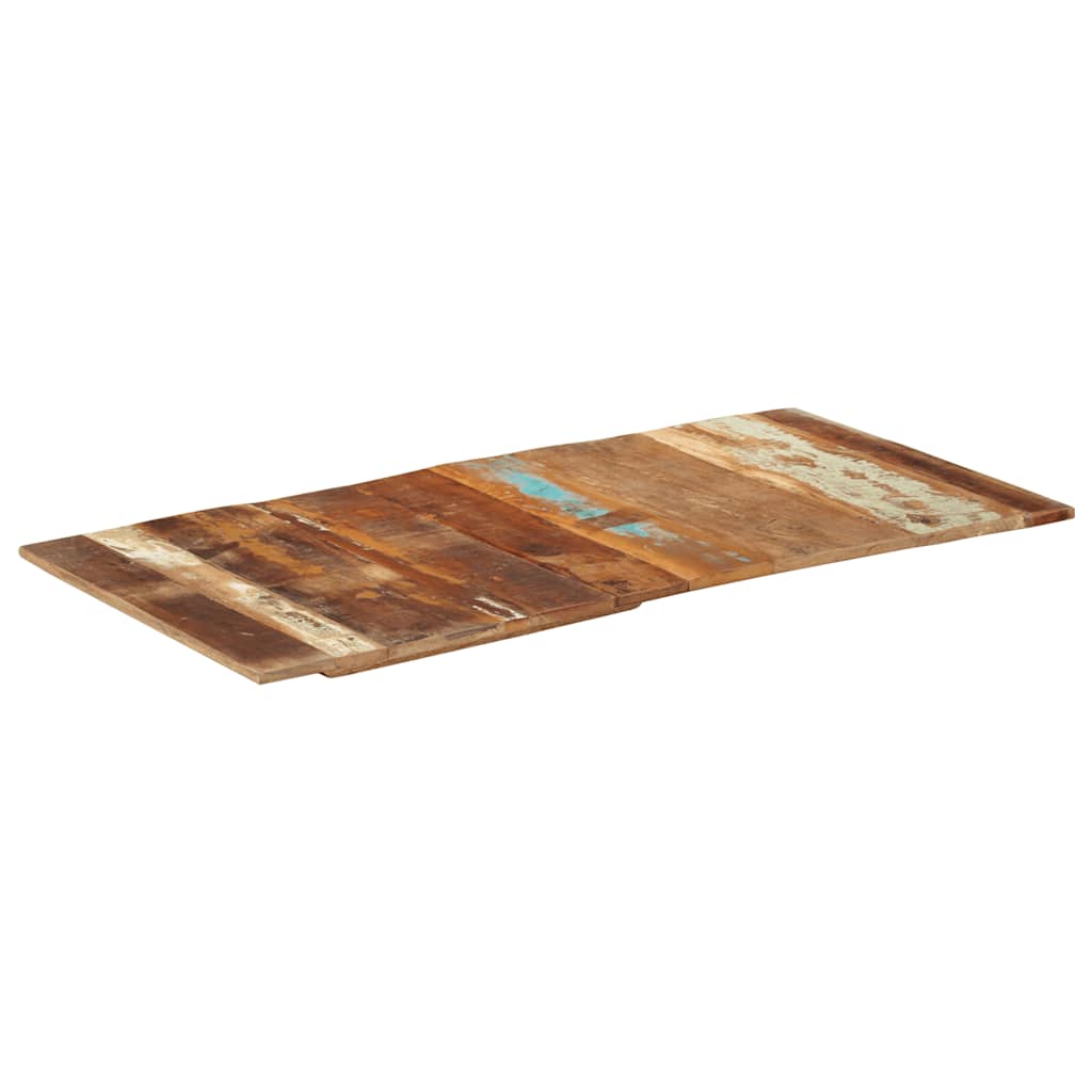 Rektangulær bordplate 60x120 cm 15-16 mm gjenvunnet heltre