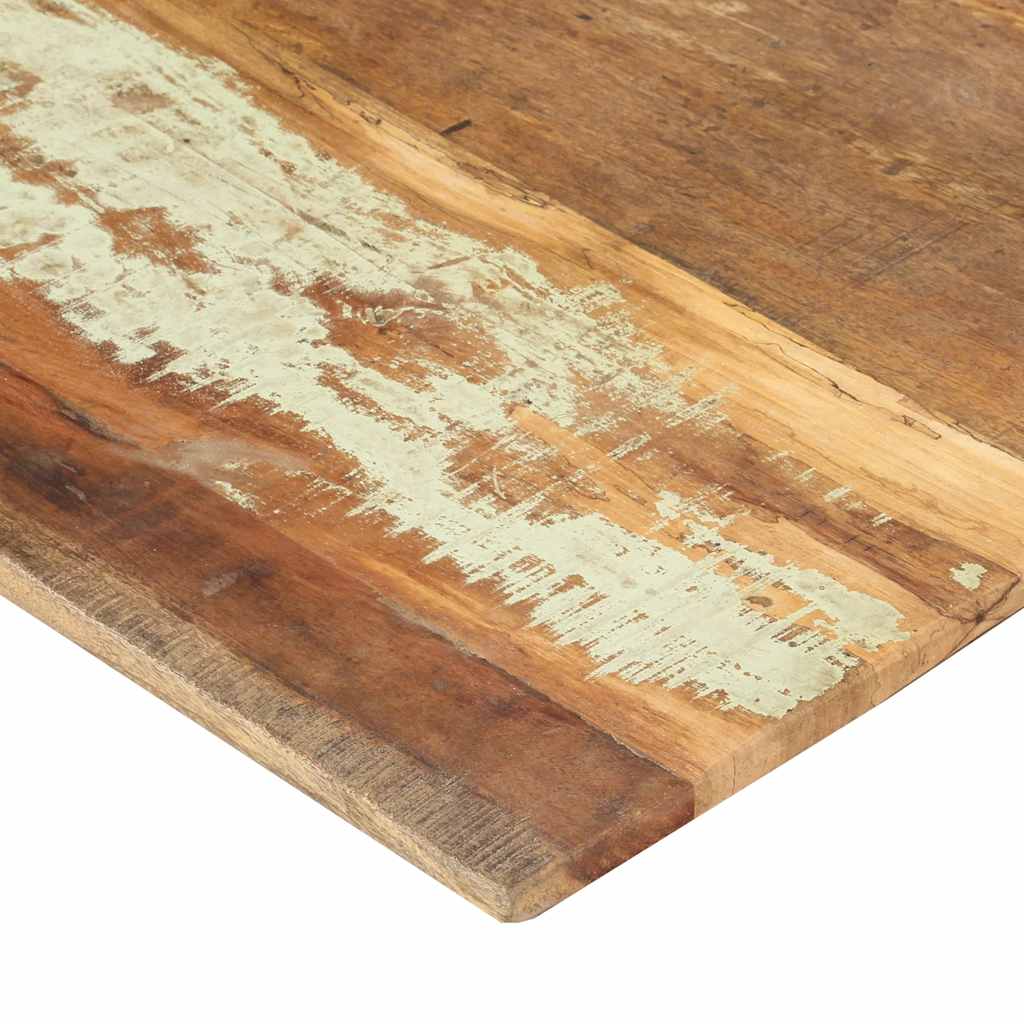 Rektangulær bordplate 60x120 cm 15-16 mm gjenvunnet heltre