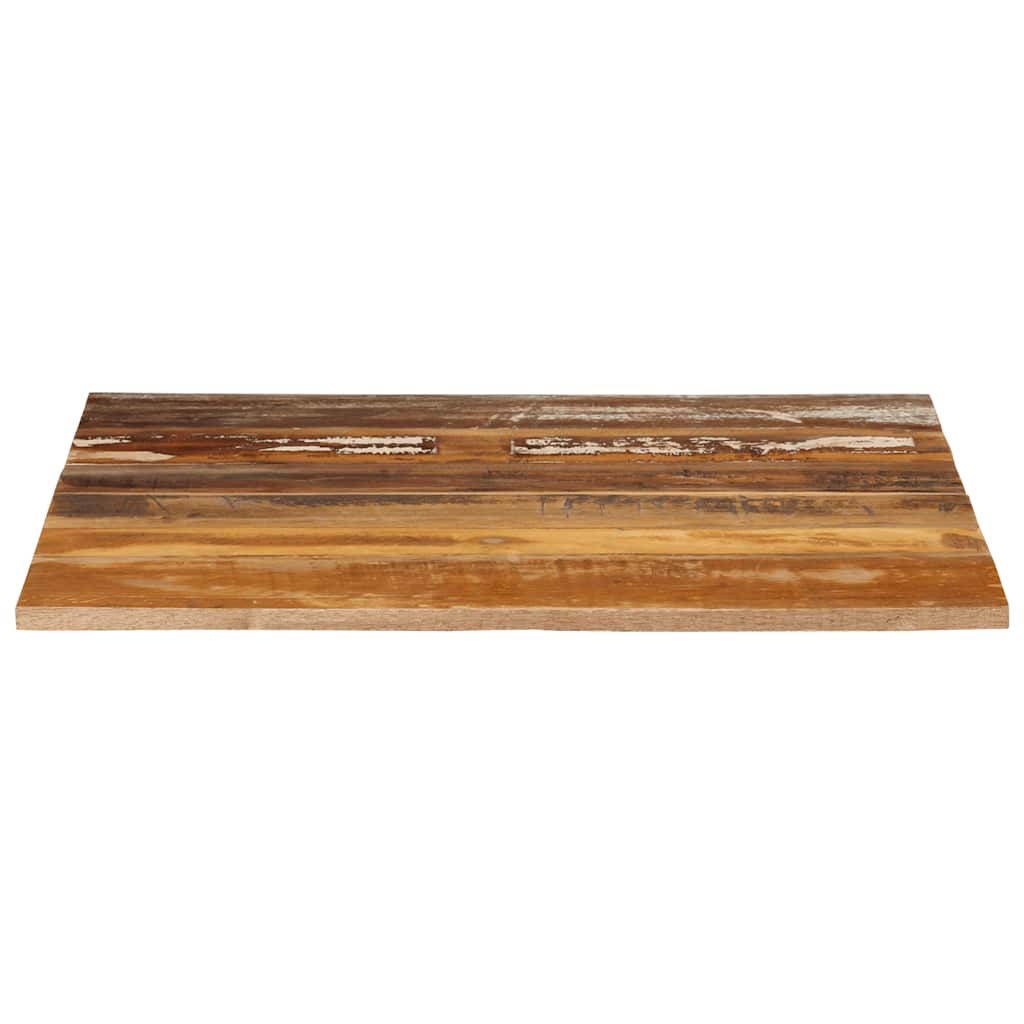 Firkantet bordplate 70x70 cm 15-16 mm gjenvunnet heltre