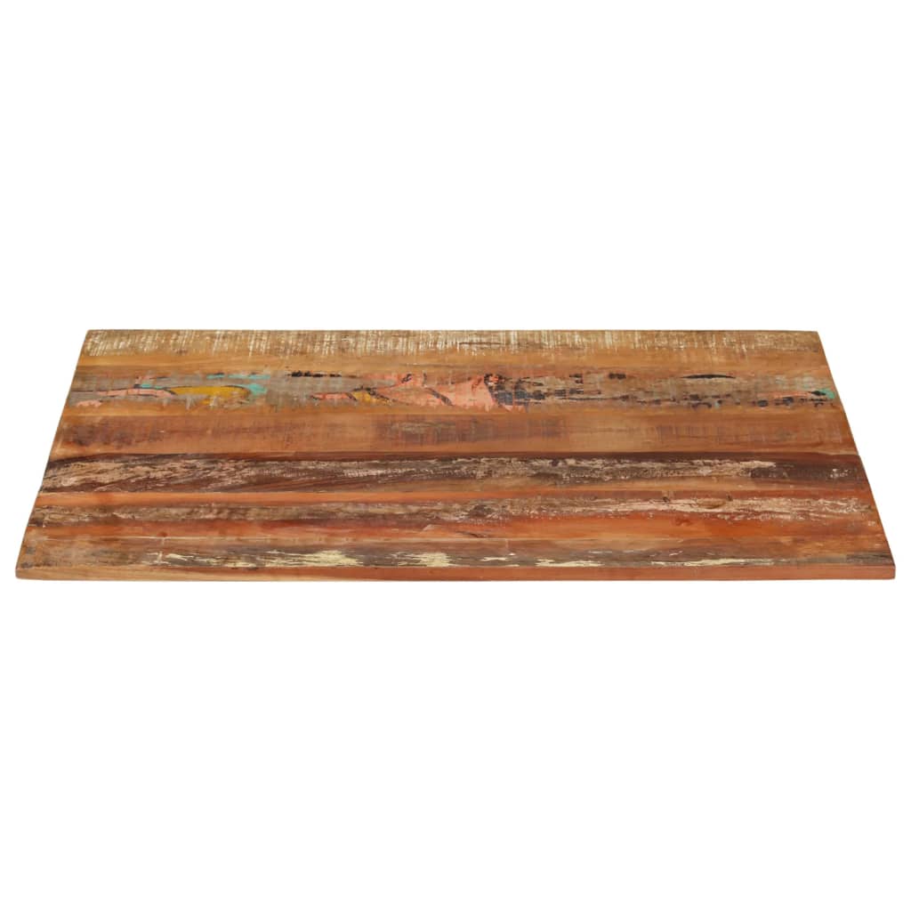 Rektangulær bordplate 70x90 cm 15-16 mm gjenvunnet heltre