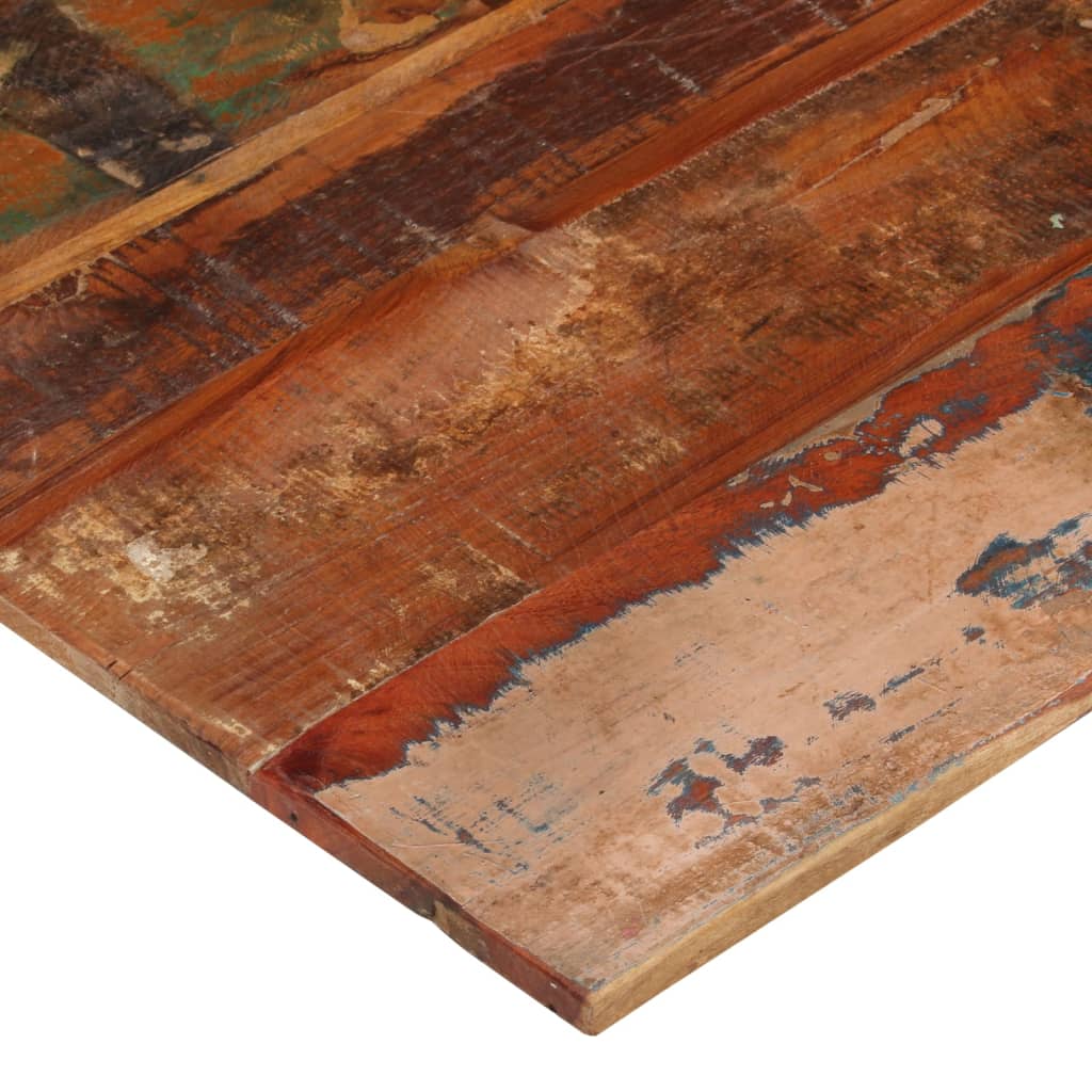 Firkantet bordplate 80x80 cm 15-16 mm gjenvunnet heltre