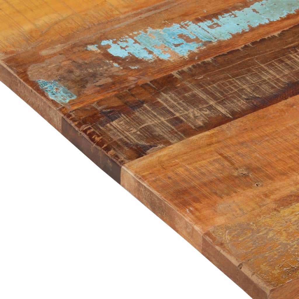 Rektangulær bordplate 60x100 cm 25-27 mm gjenvunnet heltre