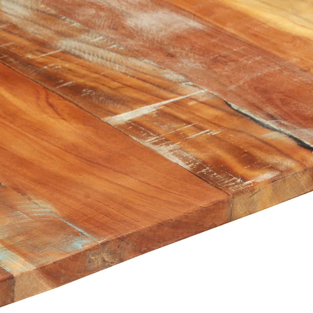 Rektangulær bordplate 60x140 cm 25-27 mm gjenvunnet heltre