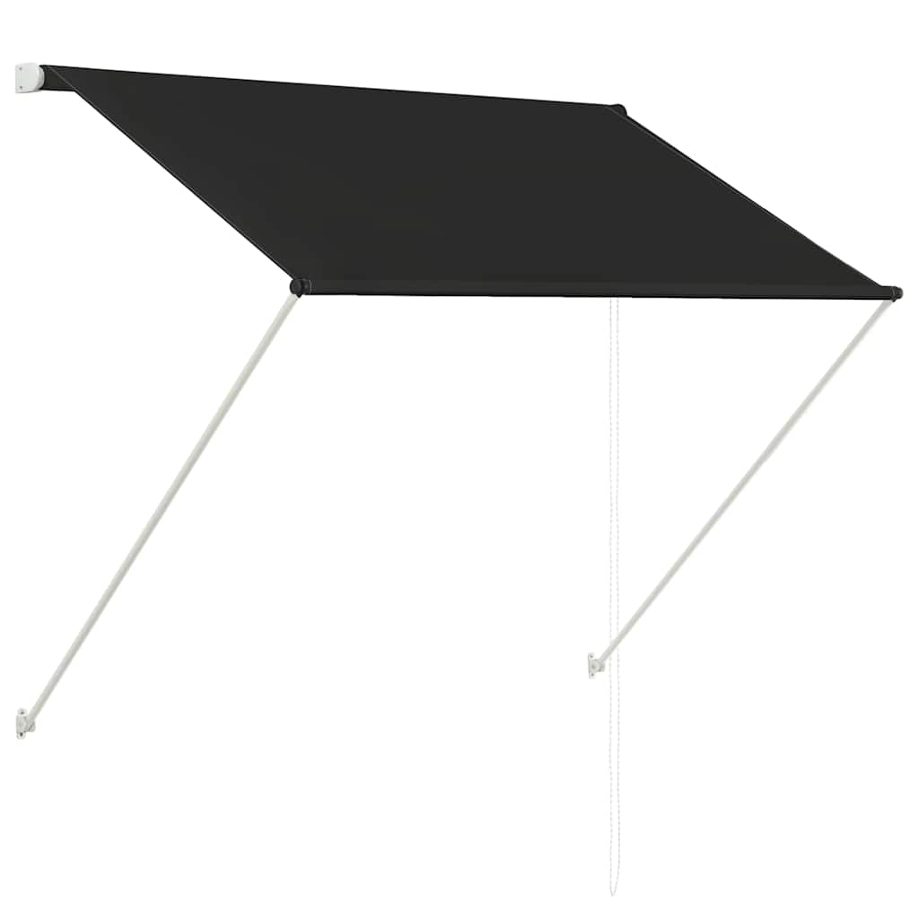Uttrekkbar markise 100x150 cm antrasitt vidaXL