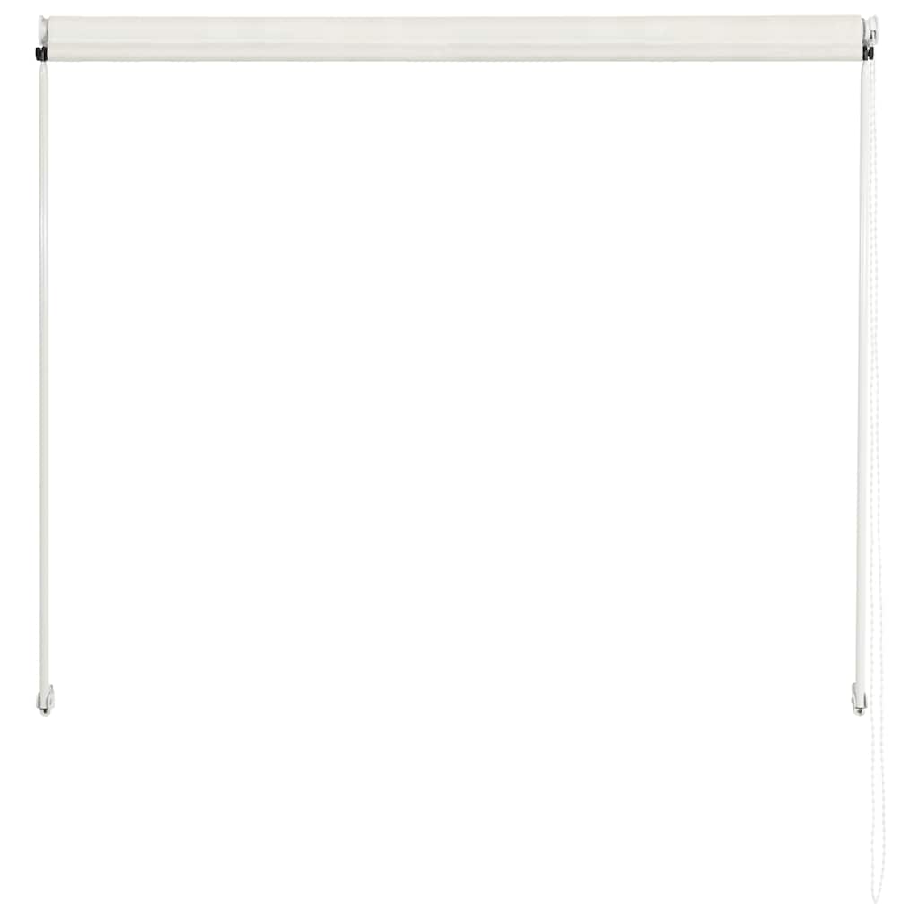 Uttrekkbar markise 100x150 cm kremhvit vidaXL
