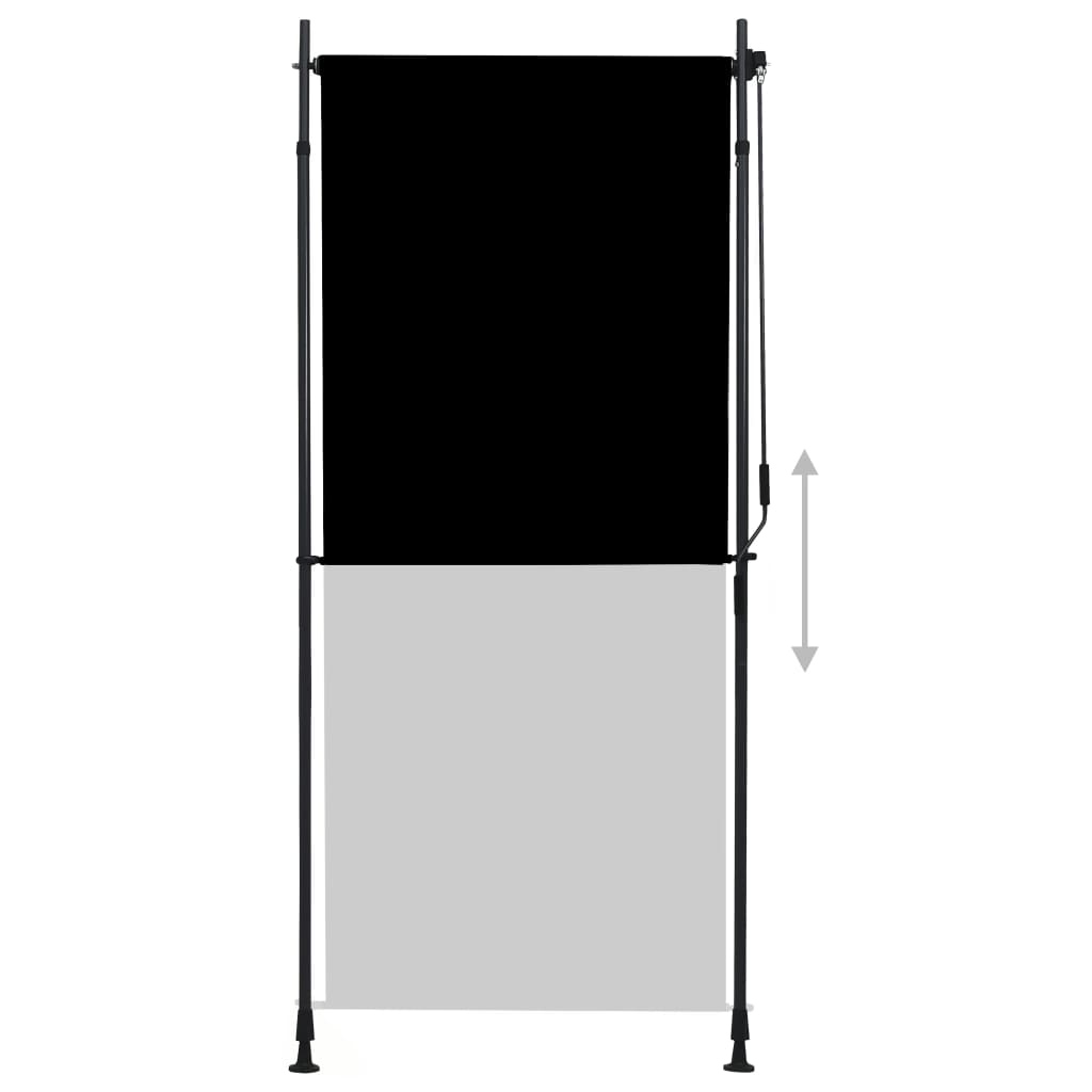 Utendørs rullegardin 100x270 cm antrasitt