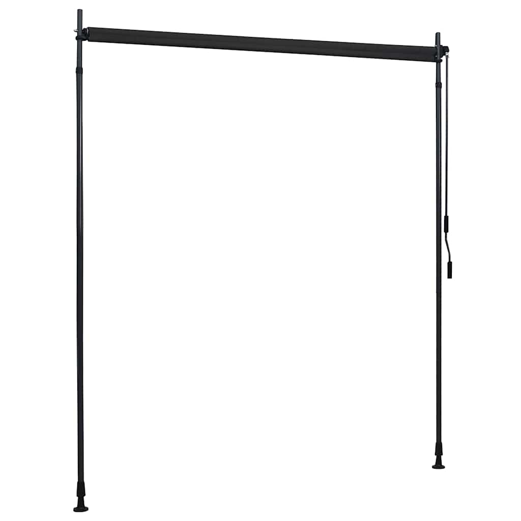 Utendørs rullegardin 200x270 cm antrasitt vidaXL