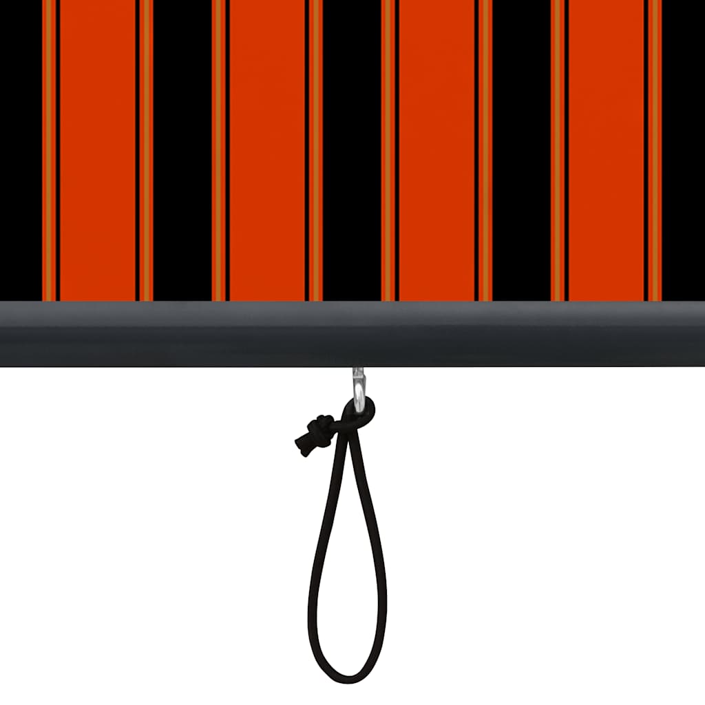 Utendørs rullegardin 60x250 cm oransje og brun