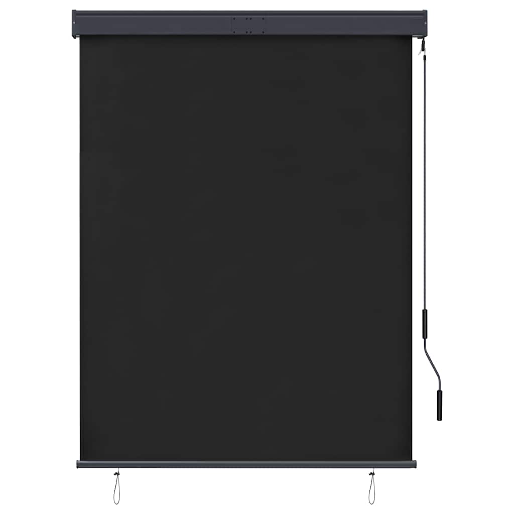 Utendørs rullegardin 120x250 cm antrasitt