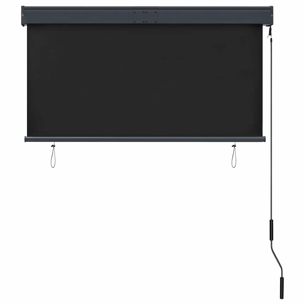 Utendørs rullegardin 120x250 cm antrasitt