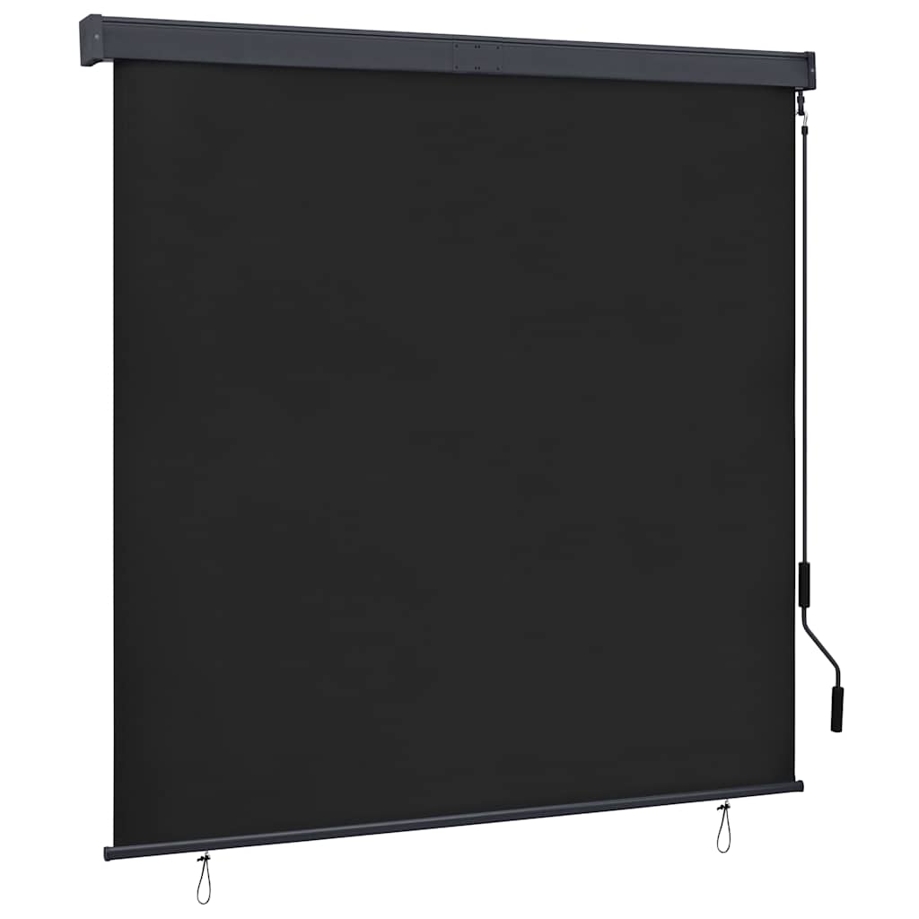 Utendørs rullegardin 160x250 cm antrasitt vidaXL