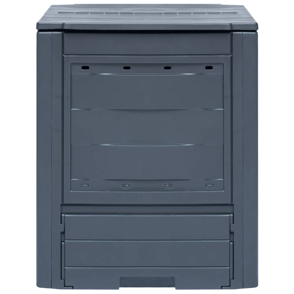 Kompostkasser 2 stk grå 60x60x73 cm 520 L vidaXL