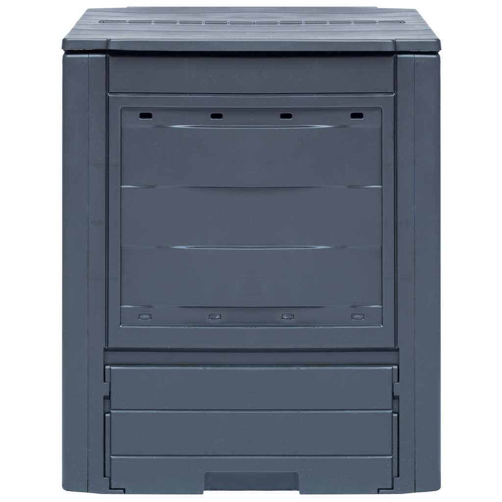 Kompostkasser 3 stk grå 60x60x73 cm 780 L vidaXL