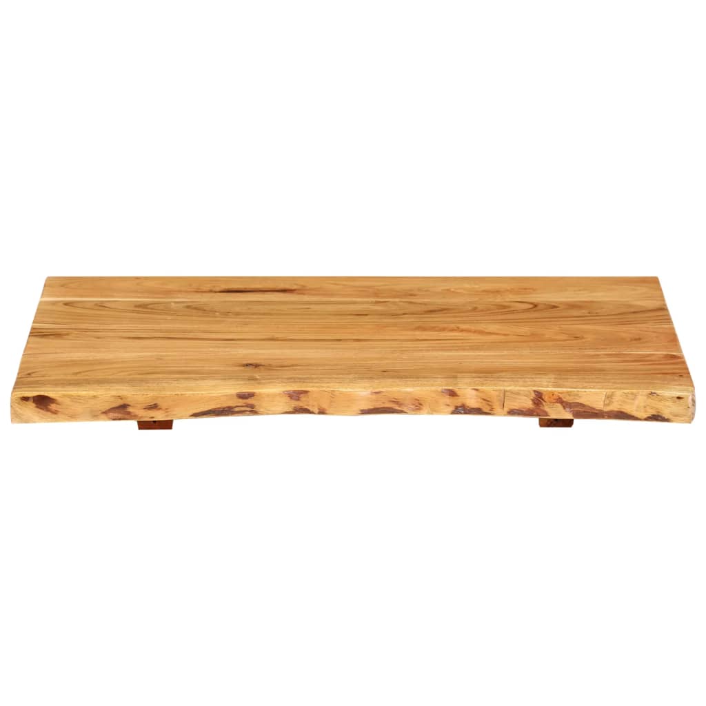 Topplate til baderomsmøbler heltre akasie 58x52x2,5 cm