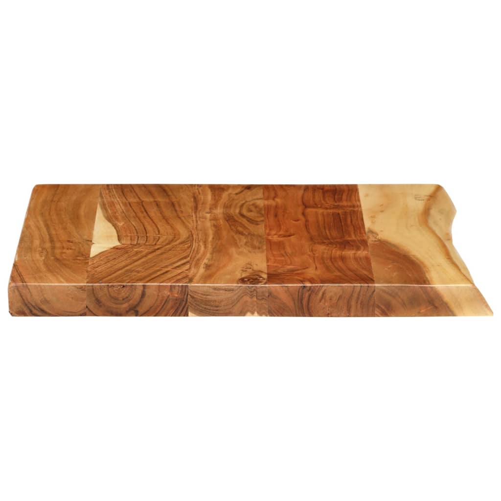 Topplate til baderomsmøbler heltre akasie 58x52x3,8 cm