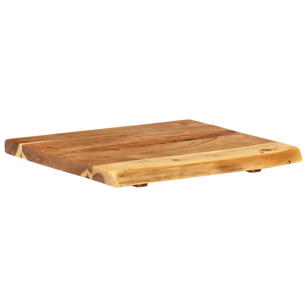 Topplate til baderomsmøbler heltre akasie 58x52x3,8 cm