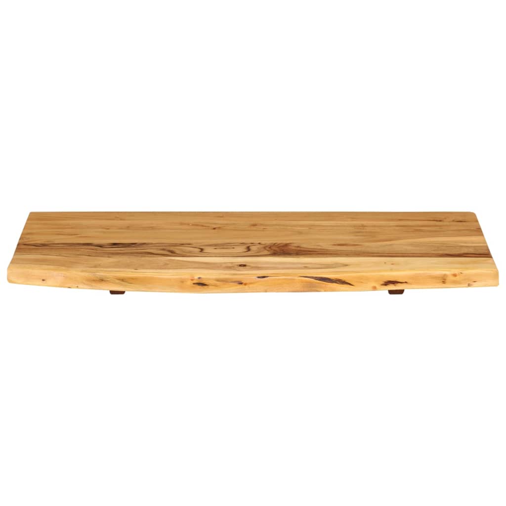Topplate til baderomsmøbler heltre akasie 80x52x2,5 cm