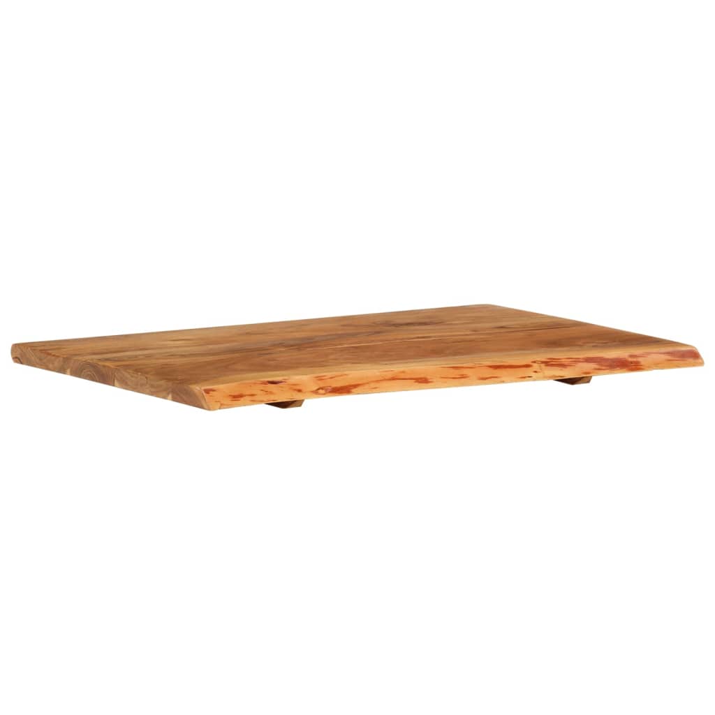 Topplate til baderomsmøbler heltre akasie 80x52x2,5 cm