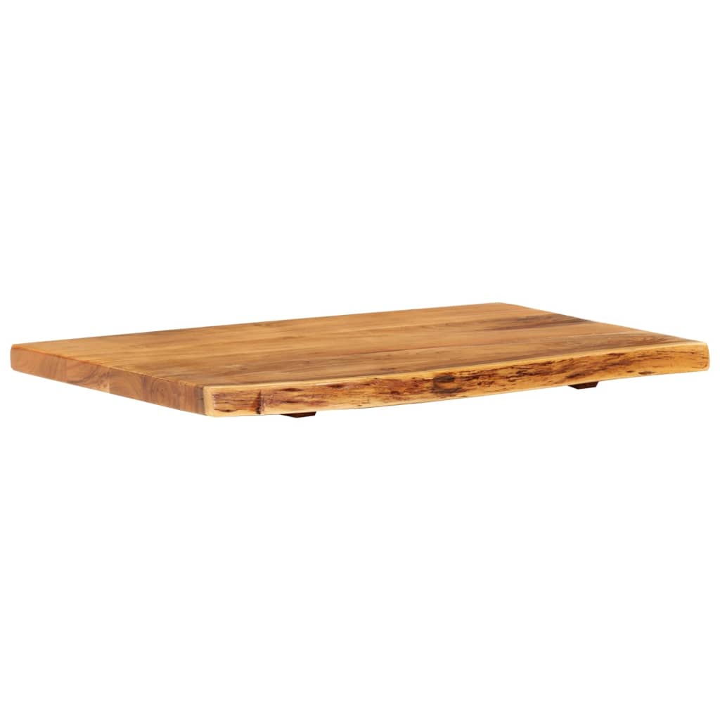 Topplate til baderomsmøbler heltre akasie 80x52x3,8 cm