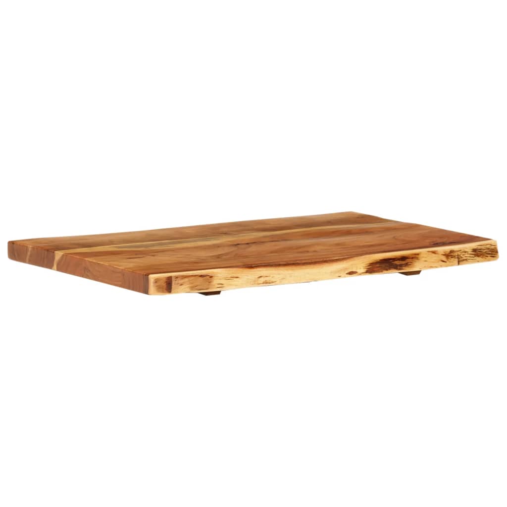 Topplate til baderomsmøbler heltre akasie 80x52x3,8 cm