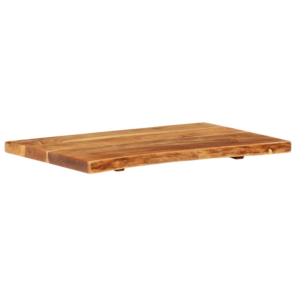 Topplate til baderomsmøbler heltre akasie 80x52x3,8 cm