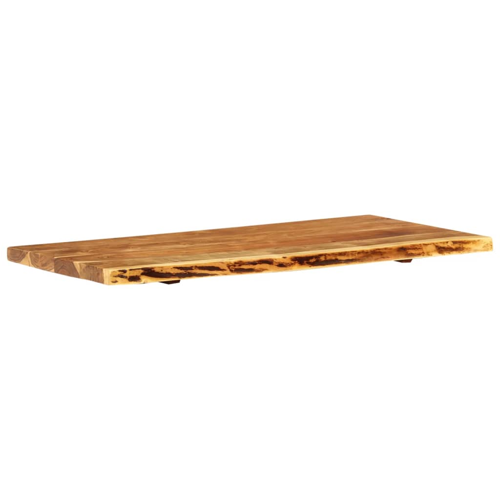 Topplate til baderomsmøbler heltre akasie 114x52x4 cm