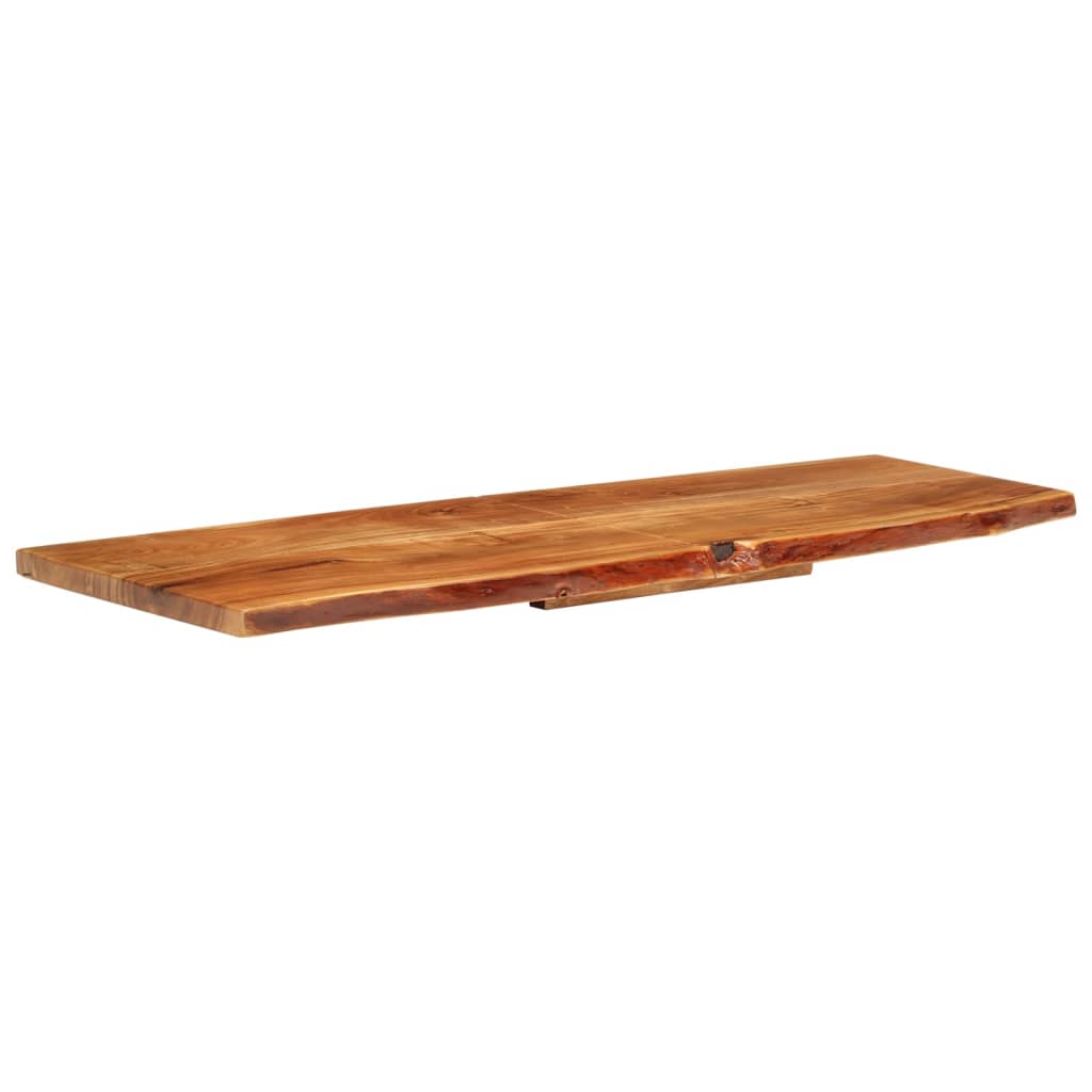 Topplate til baderomsmøbler heltre akasie 140x52x3,8 cm