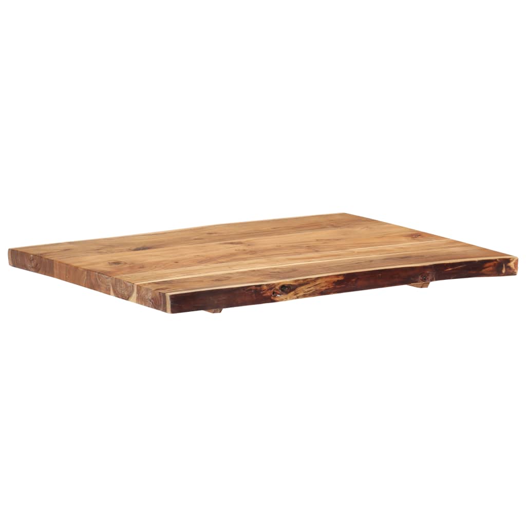 Bordplate heltre akasie 80x(50-60)x3,8 cm
