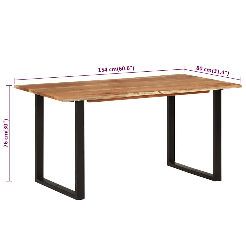 Spisebord 154x80x76 cm heltre akasie