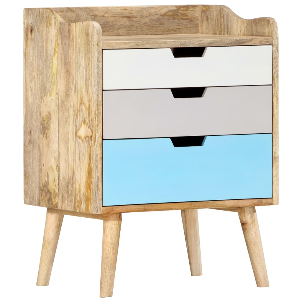 Nattbord 47x35x63 cm heltre mango