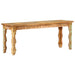 Benk 110x35x45 cm gjenvunnet heltre