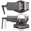 Vippeskrustikke 2 aksler 100 mm