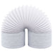 Ventilasjonsslange PVC 6 m 12,5 cm vidaXL