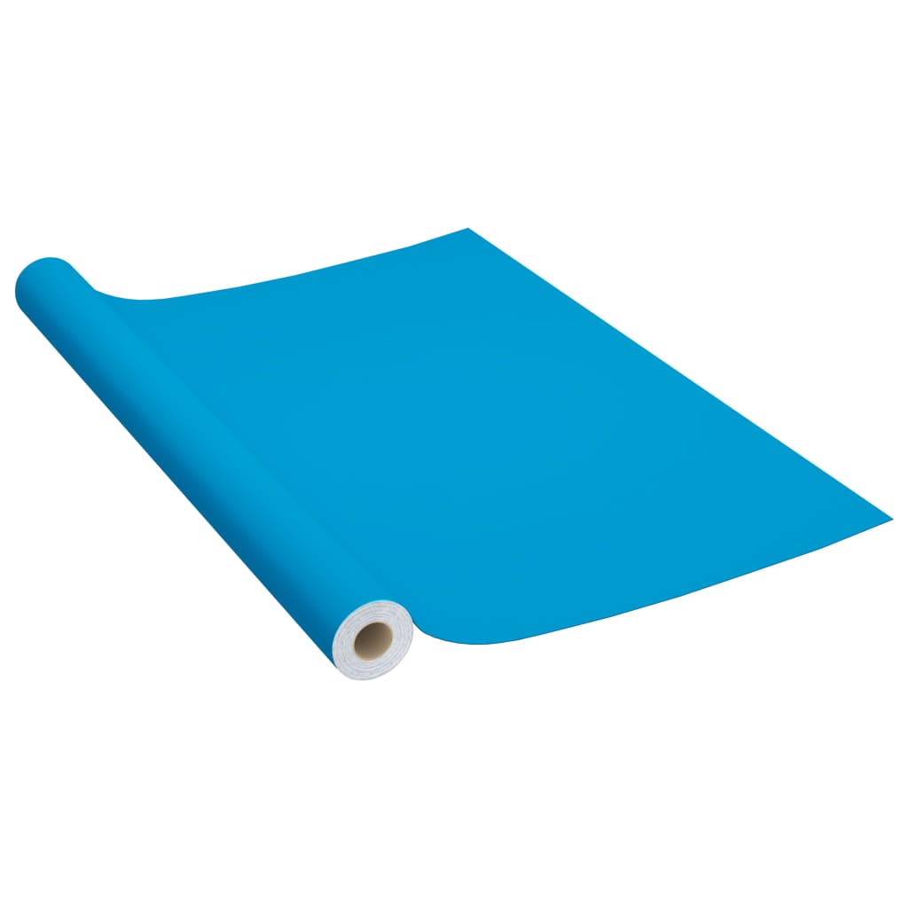 Selvklebende folie til møbler asurblå 500x90 cm PVC