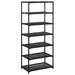 Skostativ svart 50x30x120 cm polyrotting
