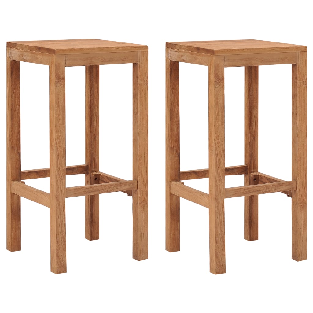 Barkrakker 2 stk heltre teak