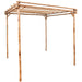 Pergola bambus 170x170x220 cm