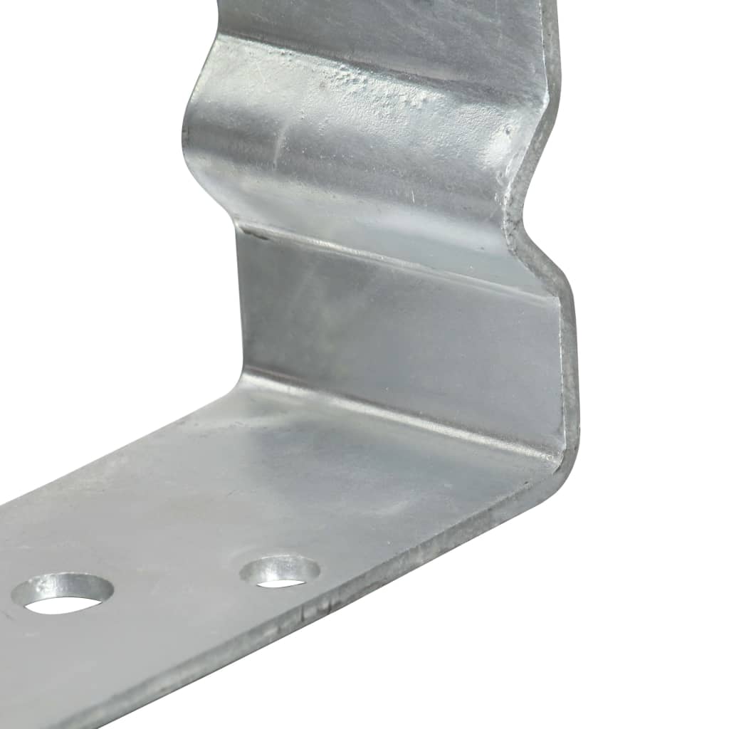 Gjerdespyd 6 stk sølv 12x6x15 cm galvanisert stål vidaXL