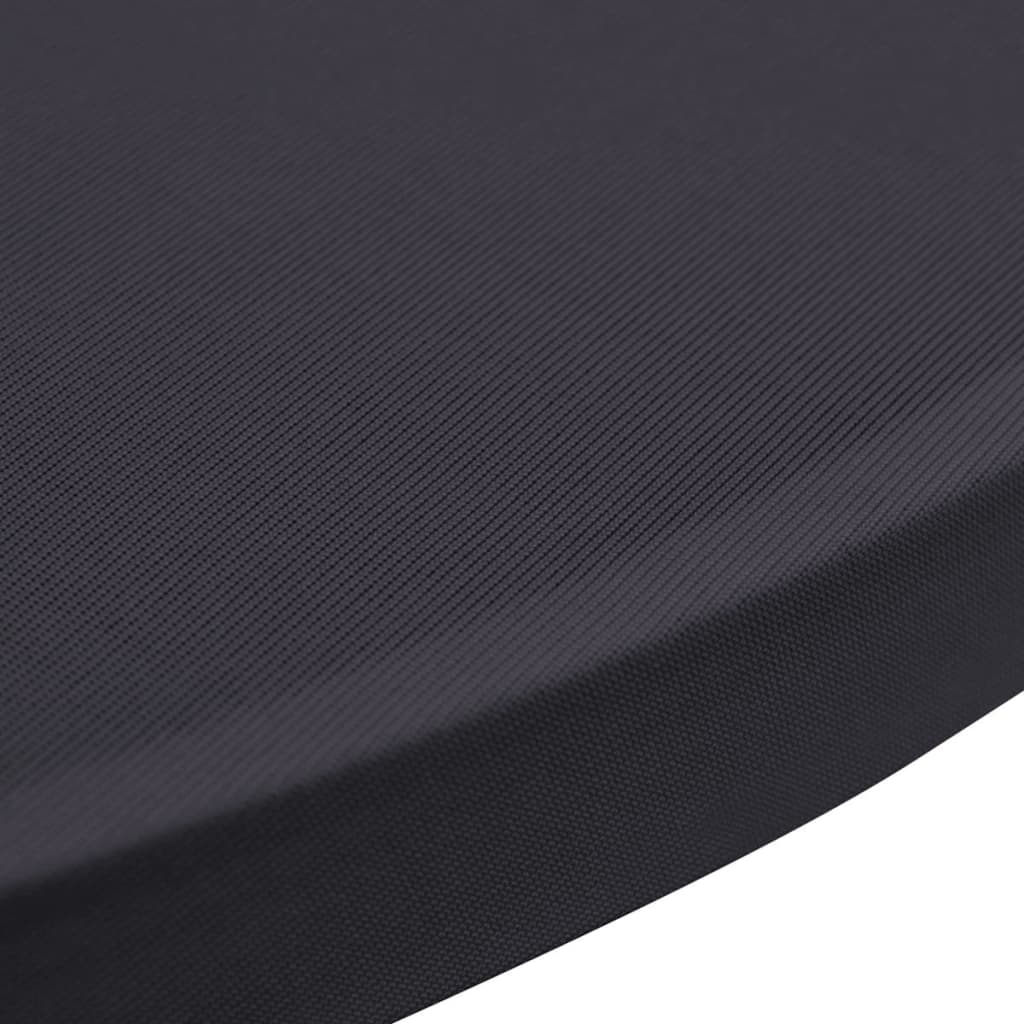 Elastisk bordduk 4 stk 60 cm antrasitt